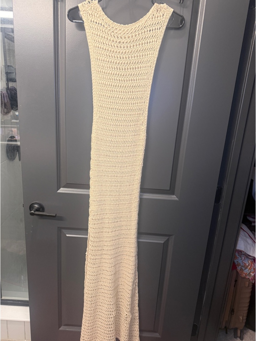 SOLD Hollow Out Split Thigh Cover Up Dress